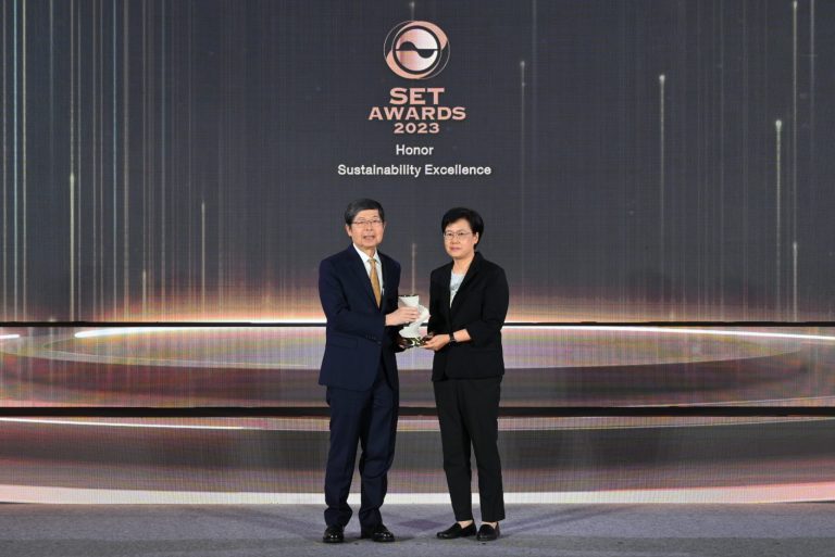 บ้านปูรับรางวัลเกียรติยศด้านความยั่งยืน “Sustainability Award of Honor” จากเวที SET Awards 2023